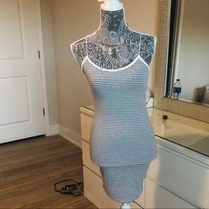 Fitted Striped Dress